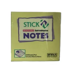 Notas Pos It 76mmx76mm Amarillo Hopax