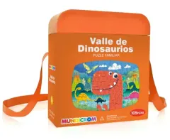Puzle Familiar Valle de Dinosaurios Mundicrom