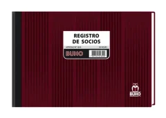 Libro Registro de Socios 50h Art.1850 Buho