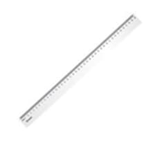 Regla Plastica 40cms Importada