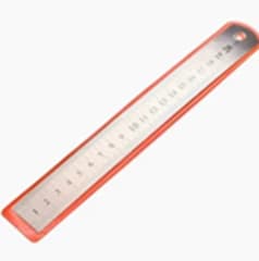 Regla Metalica 20cm Importada