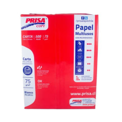 Resma de Papel Carta 500Hjs Prisa