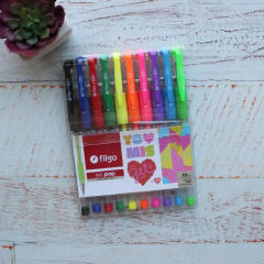Set Lapices 10 Colores Gel Filgo