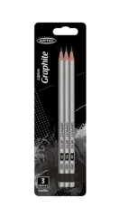 Lapiz Grafito 3un 2B-4B-6B Artel