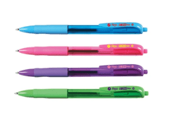 Boligrafo Retractil Fastgrip 1.0 Flowpack 4un Brillantes Filgo