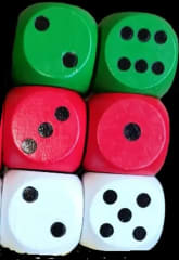 Set 6 dados 2B/2V/2R Start Office