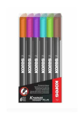 Marcadores Permanentes 6un. Kores