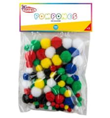 Pompones - Colores Solidos y Brillantes