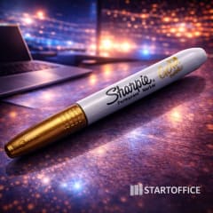 Marcador Permanente Punta Fina Metalico Gold Sharpie