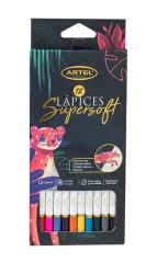 Lapices Colores Super Soft 12col Artel
