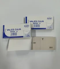 Talonario Vale Caja - Voto 100h seriado Hand