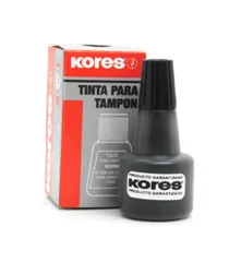 Tinta p/Tampon 27cc Negro Kores