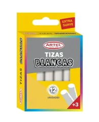 Tiza Blanca 12u Artel