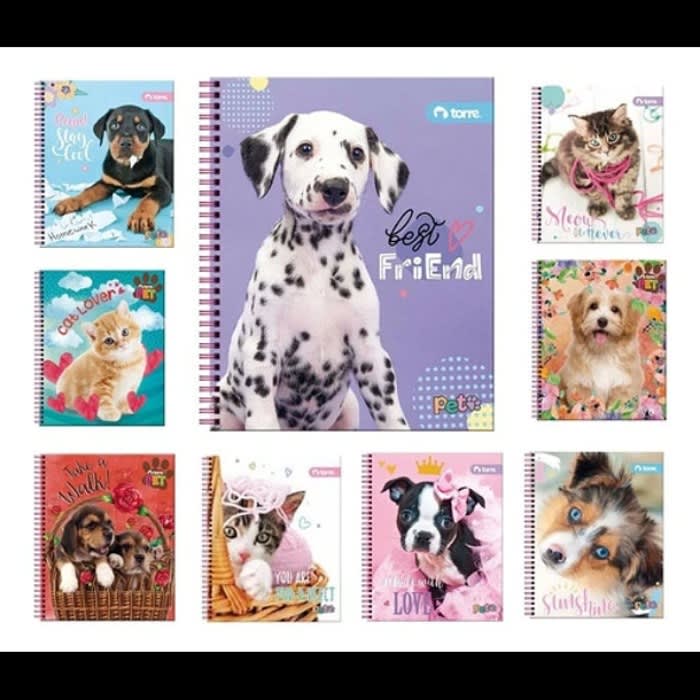 Pack 10 Cuad Univ Clasico Pets 100h Torre1