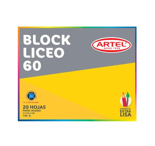 Block Liceo 60 20h Artel6