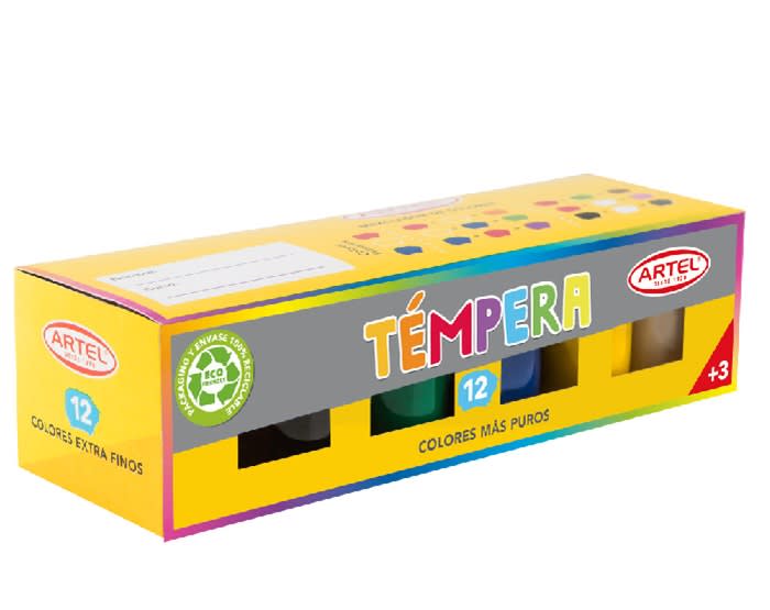 Est Temperas 12col 15ml Artel6