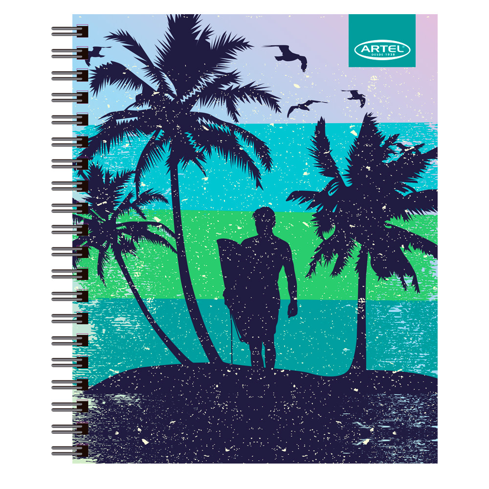 Pack 10 Cuad Univ Waves 100h Artel2