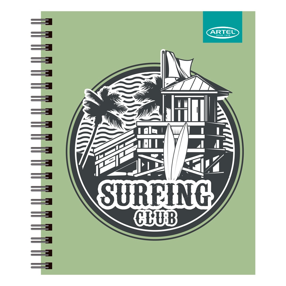 Pack 10 Cuad Univ Waves 100h Artel4