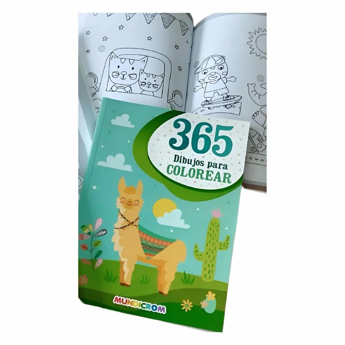 Libro 365 Dibujos para Colorear Mundicrom1