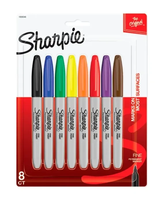 Set 8 Marcadores Tradicionales Sharpie1