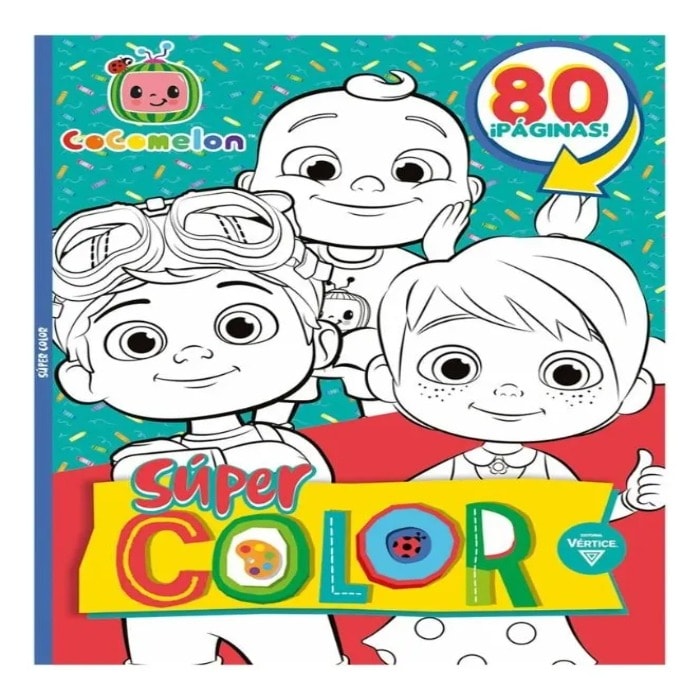 Libro Super Color 80 Paginas Vertice 54771