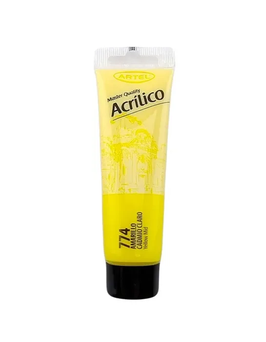 Tubo Acrilico Amarillo Cadmio Claro 774 35ml Artel1