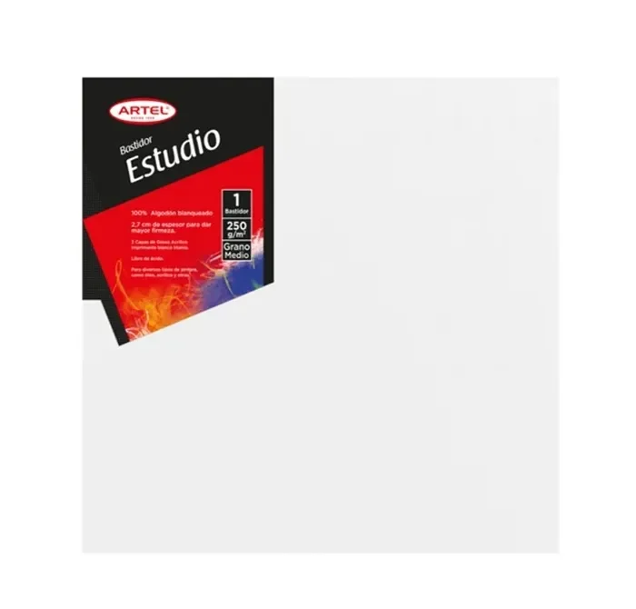 Bastidor Estudio 50x50 250g/m2 Artel1