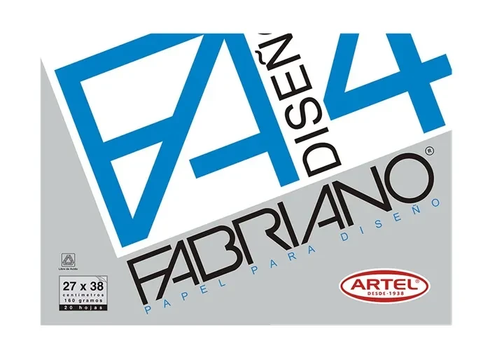 Block Fabriano 27x38 160grs 20h Artel1
