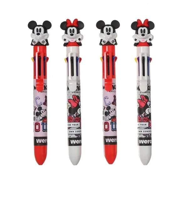 Boligrafo 8 Colores Mickey y Amigos Wero1