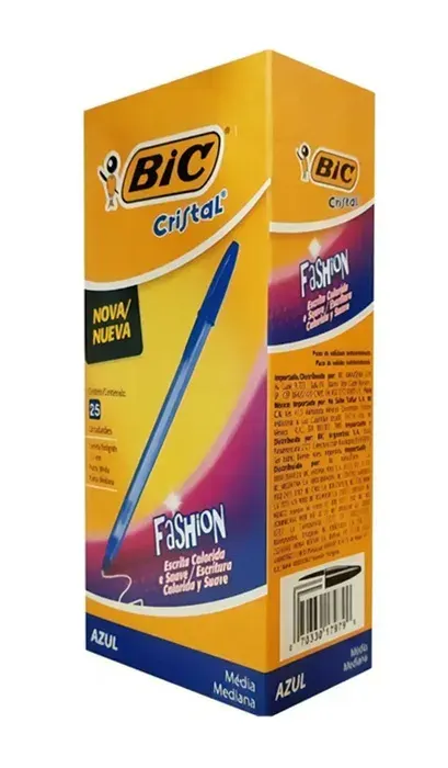 Boligrafo Shimmers 1,2mm 25u Azul Bic1