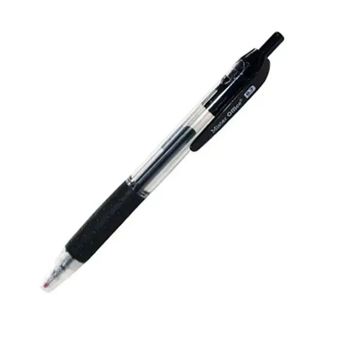 Boligrafo Retractil Tinta Gel 0,7 Negro Mister Office1