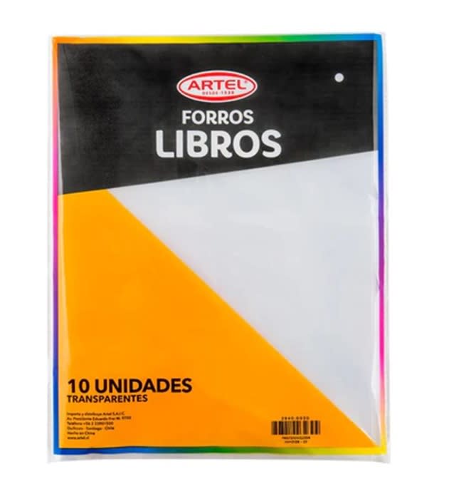 Bolsa 10 Forros Libro Univ Transparen1
