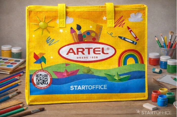 Bolsa Amarilla Escolar Artel1