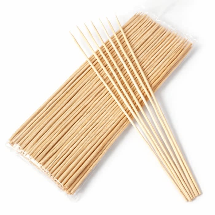 Brochetas Bambu 30cms Importada1