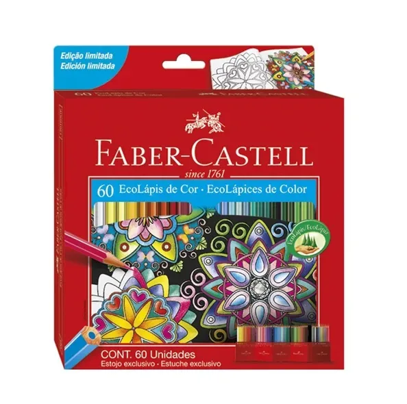 Caja 60 Lapices Colores Faber Castell1