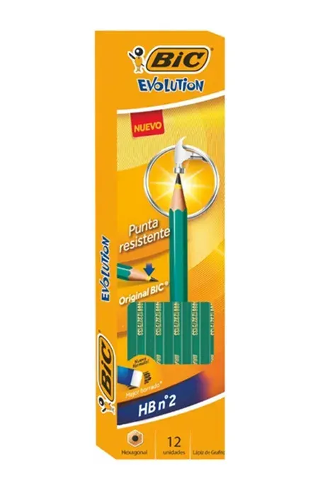 Lapiz Grafito Bic x Caja Evolution1
