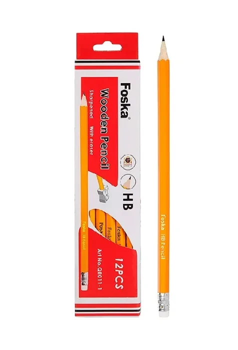 Lapiz Grafito 12un HB 2mm Foska1