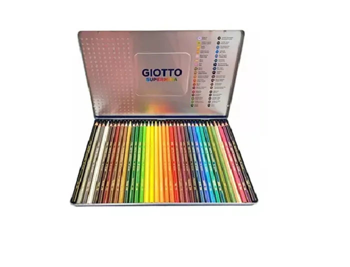 Caja Metalica 36 Colores Supermina 3.8 Giotto1