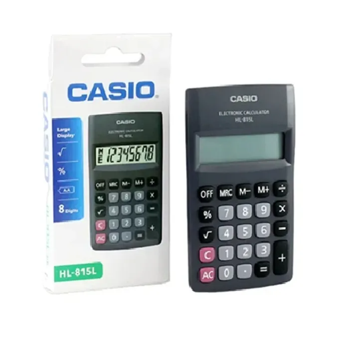 Calculadora Bolsillo HL-815L 8d Casio1