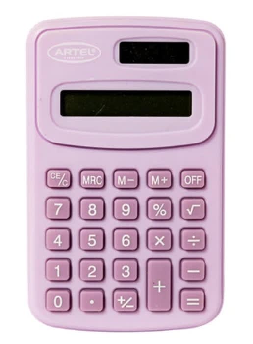Calculadora Pocket Solar Pastel3