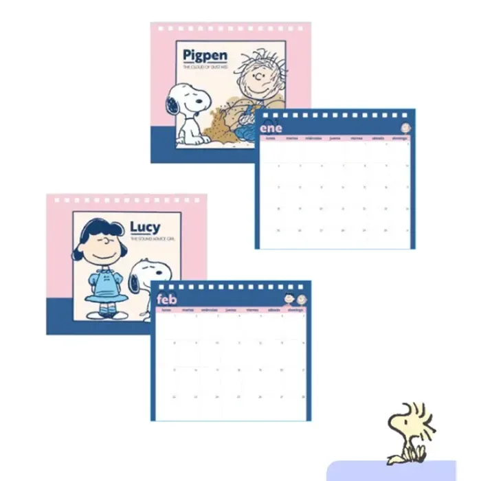 Calendario Escritorio 2027 Snoopy Mooving2