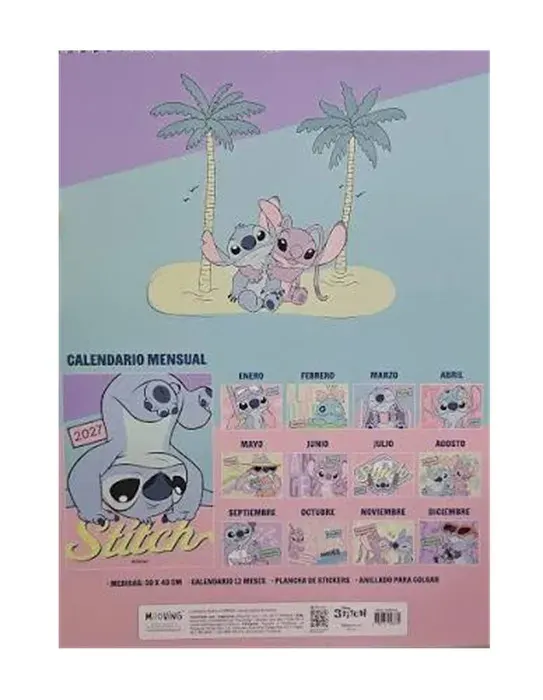 Calendario Pared 30x40 Stitch Mooving2
