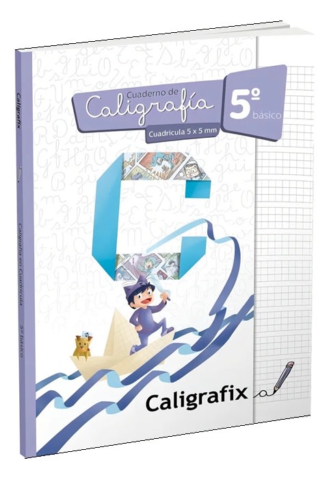 Texto Caligrafix 5to Basico Cuadricula1