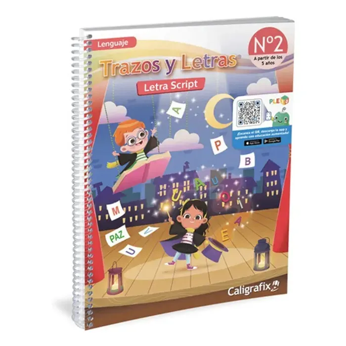 Texto Caligrafix Trazos y Letras 2 Script1