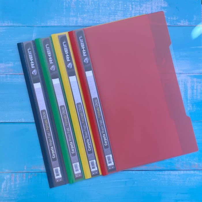 Carpeta c/Acco Fast Oficio Colores Surtidos Rhein1