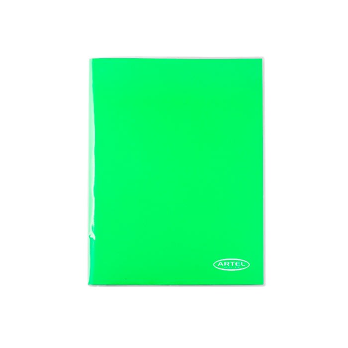 Carpeta Artel con Gusano Verde Claro1