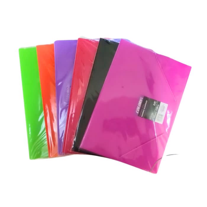 Carpeta Vinilo Con Elast Of Colores Mister Office1