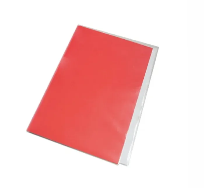 Carpeta Plastificada C/Acoclips Rojo1
