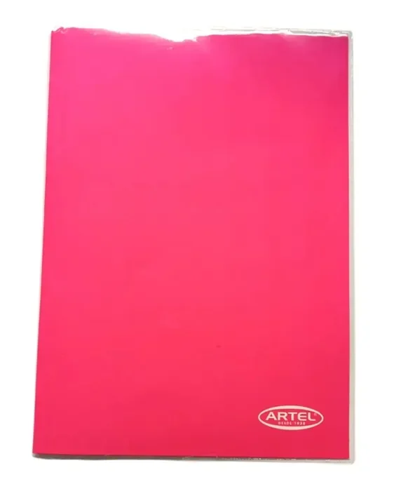 Carpeta Artel con Gusano Rosado1