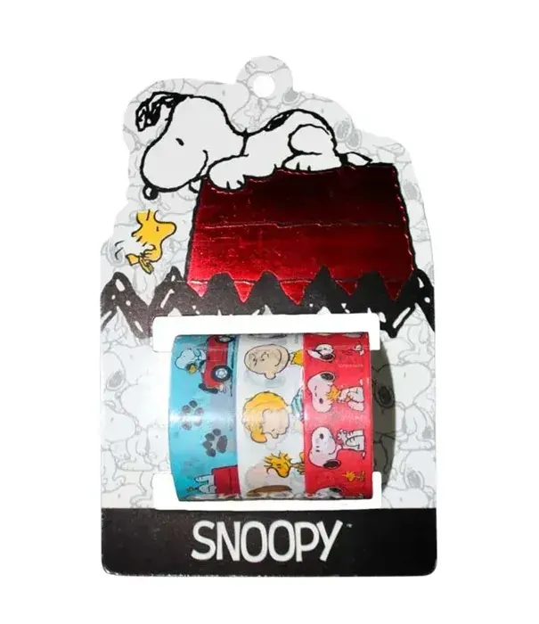 Set Cinta Adhesiva 3un Snoopy Mooving1